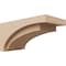 Ekena Millwork 9"W x 18"D x 9"H Wide Rivera Rough Cedar Woodgrain TimberThane Corbel, Primed Tan CORUR09X18X09RIVRCPR - alternate 1